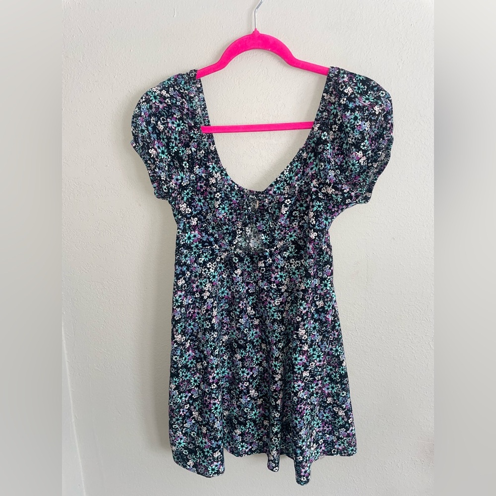 SO Multicolor Floral Dress